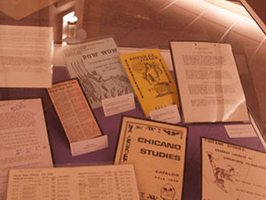 historical papers on display